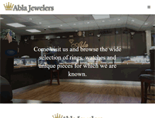 Tablet Screenshot of ablajewelers.com